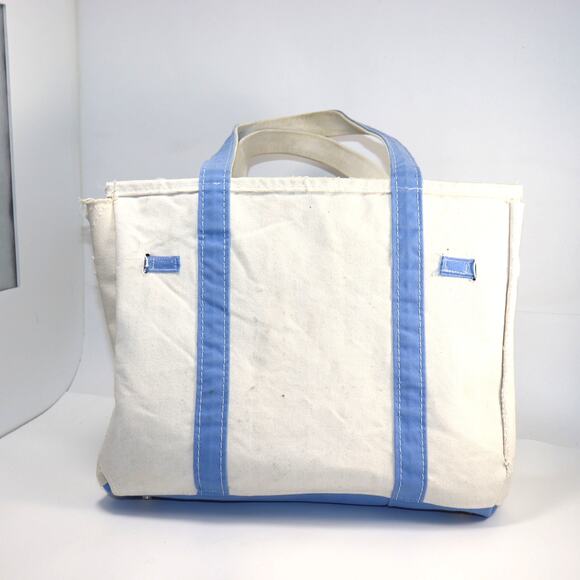 Handmade Upcycled Boat and Tote Bag – Blue Trim – Brand New - Picture 2 of 6